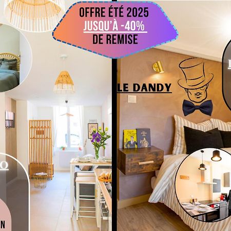 Ideal Pro & Couple - 2 Logements Theme Boho Chic Rdc & Dandy 1Er Etage - Quartier Calme - Jardin - Wifi Hd - Smart Tv - Parking Gratuit - Proche Centre & Transports - Ask Home Valenciennes Esterno foto