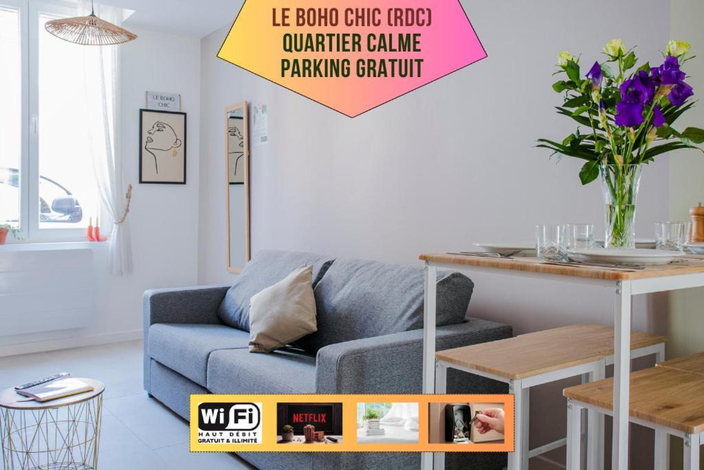 Ideal Pro & Couple - 2 Logements Theme Boho Chic Rdc & Dandy 1Er Etage - Quartier Calme - Jardin - Wifi Hd - Smart Tv - Parking Gratuit - Proche Centre & Transports - Ask Home Valenciennes Esterno foto