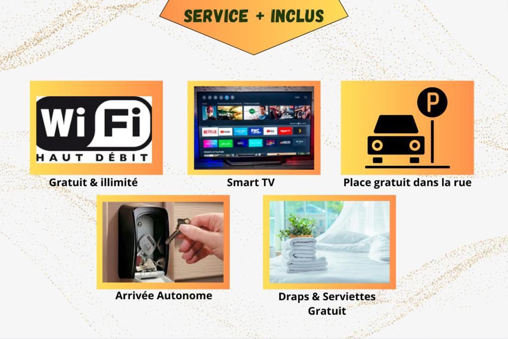 Ideal Pro & Couple - 2 Logements Theme Boho Chic Rdc & Dandy 1Er Etage - Quartier Calme - Jardin - Wifi Hd - Smart Tv - Parking Gratuit - Proche Centre & Transports - Ask Home Valenciennes Esterno foto