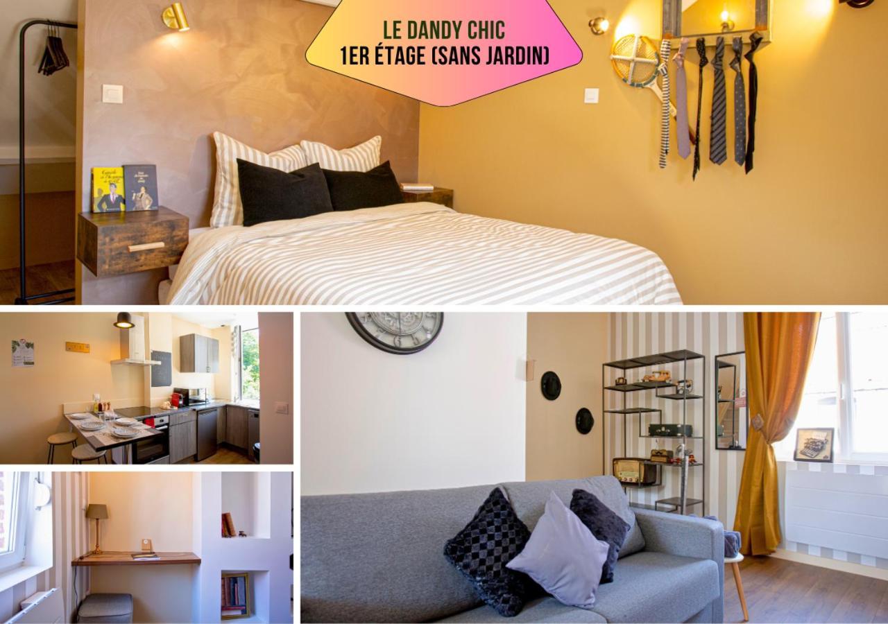 Ideal Pro & Couple - 2 Logements Theme Boho Chic Rdc & Dandy 1Er Etage - Quartier Calme - Jardin - Wifi Hd - Smart Tv - Parking Gratuit - Proche Centre & Transports - Ask Home Valenciennes Esterno foto
